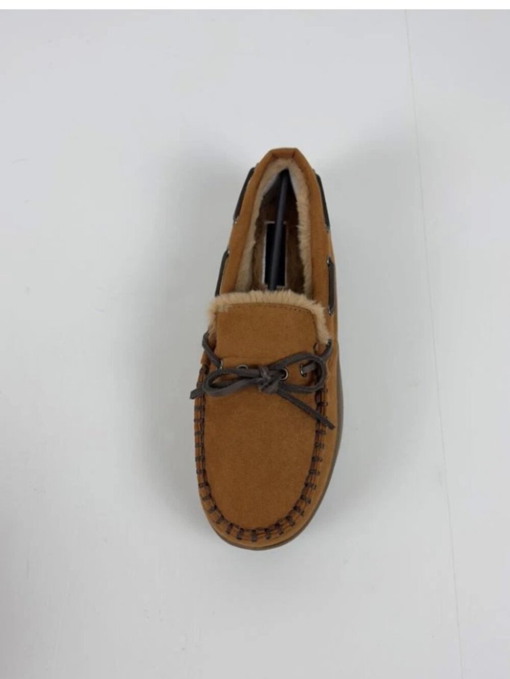 Club Room Men's Moccasin Slippers in Tan